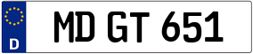 Truck License Plate